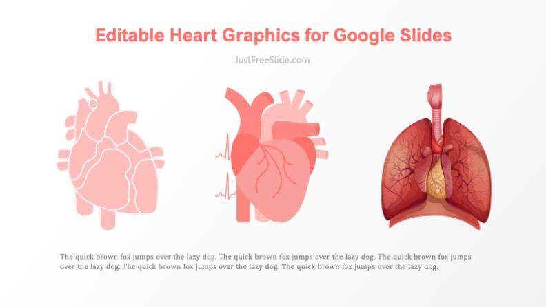 Editable Heart Graphic for Google Slides