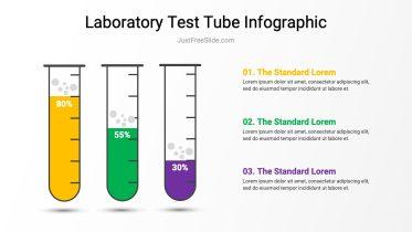 Chemistry Laboratory Test Tube Infographics