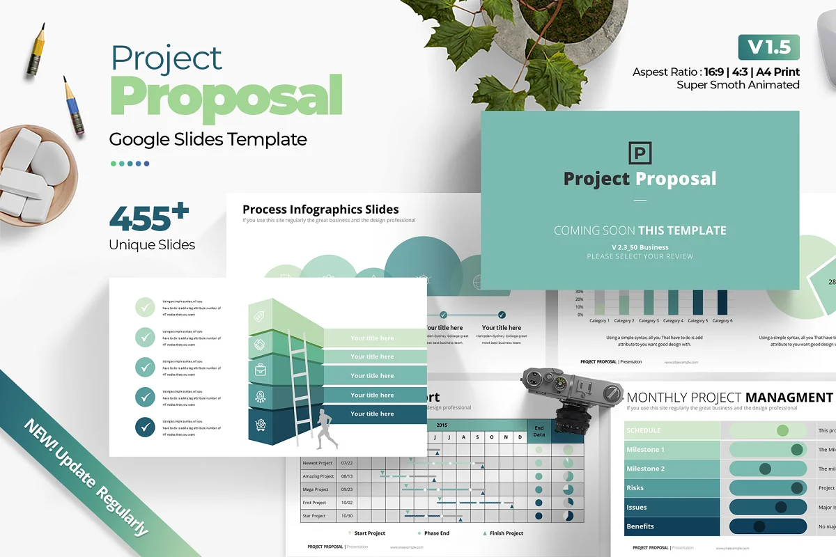 This is a preview of Project Proposal Google Slides Template
