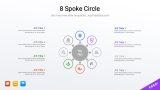 8 Spoke Circle Diagram Template