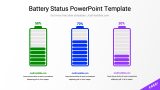 Battery Status PowerPoint Template