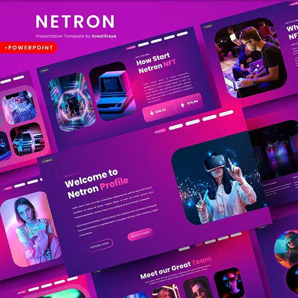 Netron NFT Powerpoint Template