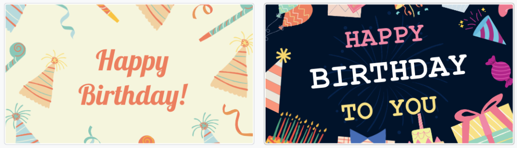 Birthday Card Google Slides Template (16:9)