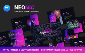 FREE NeoNic Creative Cyberpunk Professional Presentation