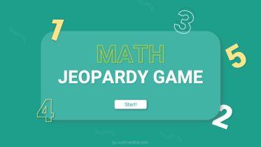 Math Jeopardy Google Slides Template