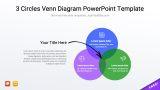 3 Circles Venn Diagram PowerPoint Template