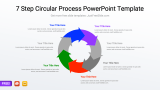 7 Step Circular Process PowerPoint Template