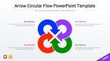 Arrow Circular Flow PowerPoint Template