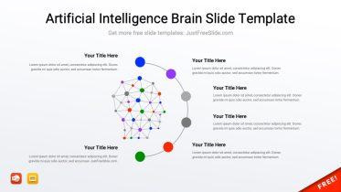 Artificial Intelligence Brain Slide Template