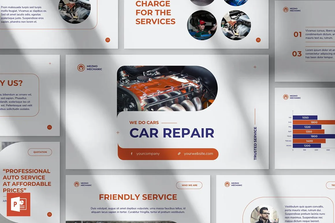 Car Repair Presentation Template