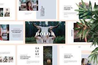 DOLOR Minimal Powerpoint Template