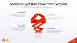Geometry Light Bulb PowerPoint Template