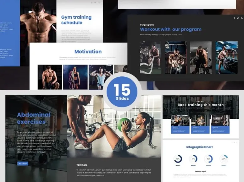 Gym Sports PowerPoint Template