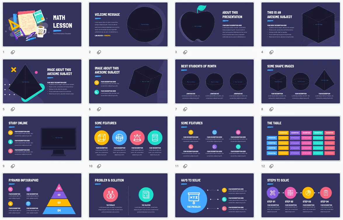 math backgrounds for powerpoint