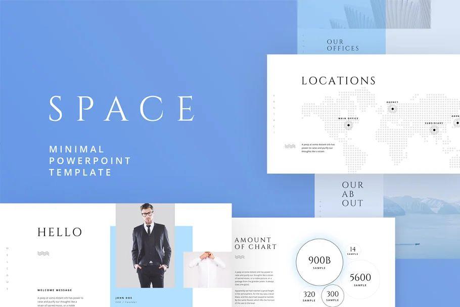 SPACE Slide Template for Powerpoint & Keynote