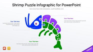 Shrimp Puzzle Infographic for PowerPoint
