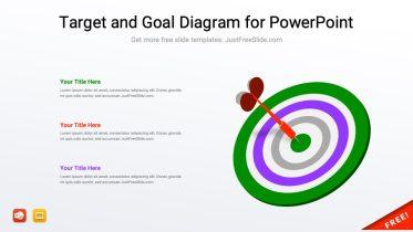 Target and Goal Diagram for PowerPoint