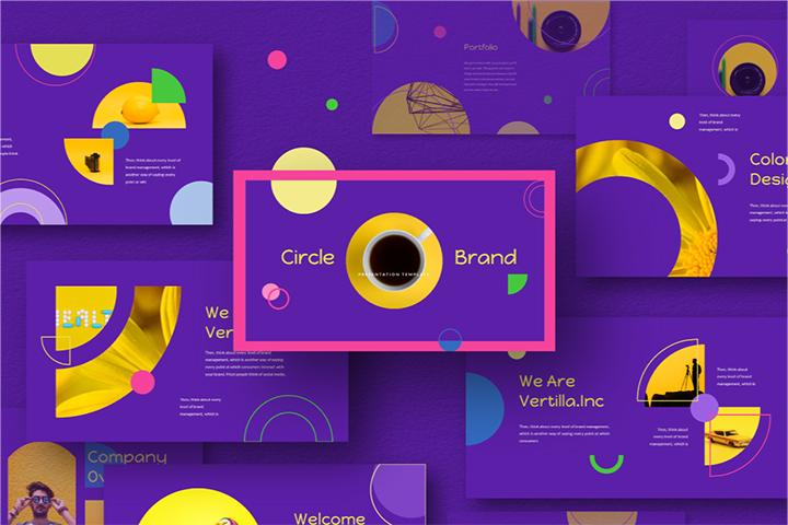 Circle Brand PowerPoint Template