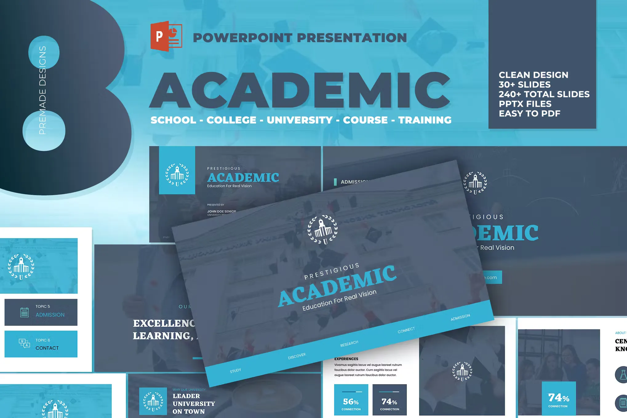 Download Academic Powerpoint Template Free