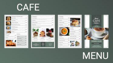 Cafe Menu Free Google Slides Template