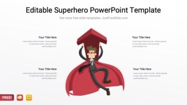 Editable Superhero PowerPoint Template