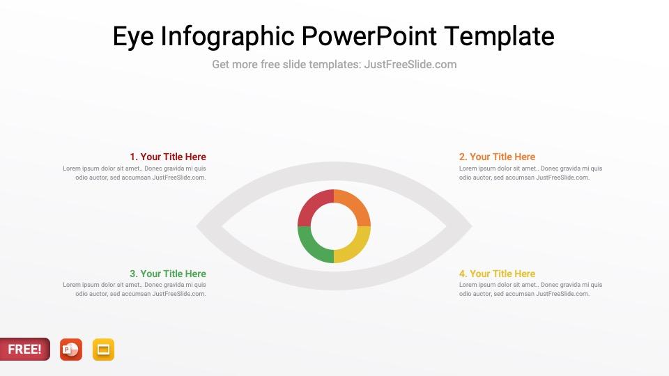 Free Eye Infographic PowerPoint Template