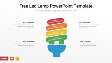 Free Led Lamp PowerPoint Template