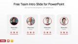 Free Team Intro Slide for PowerPoint