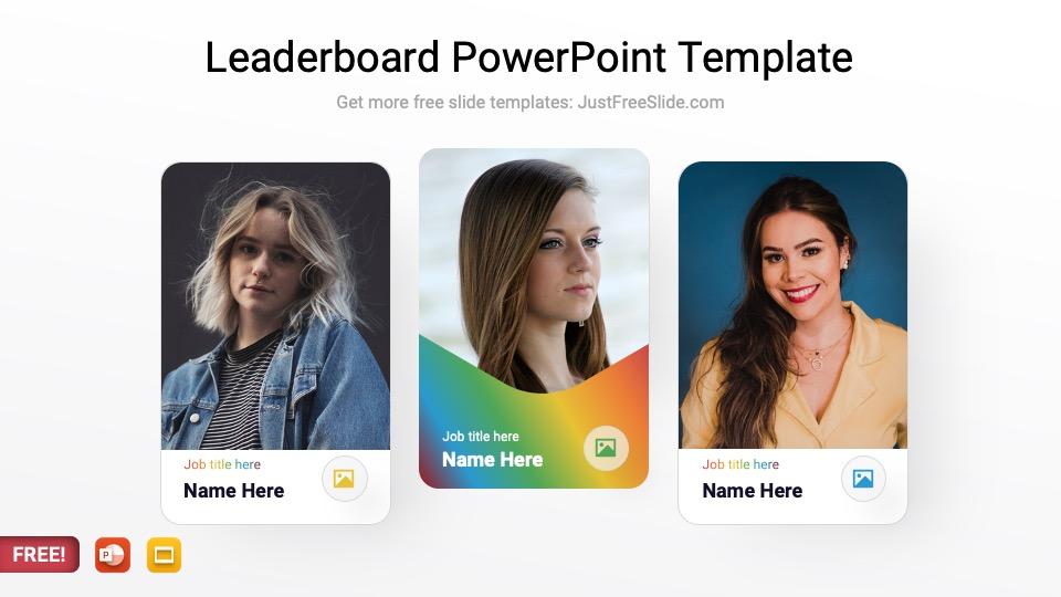 Leaderboard Slide Template for PowerPoint & Google Slides