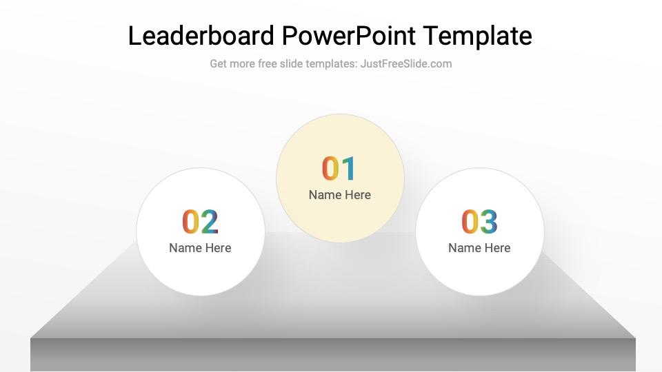 Leaderboard Slide Template for PowerPoint & Google Slides