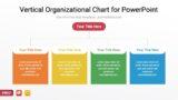 Vertical Organizational Chart for PowerPoint