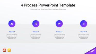 4 Process PowerPoint Template