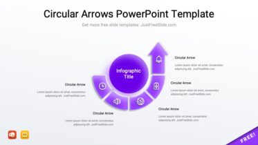 Circular Arrows PowerPoint Template