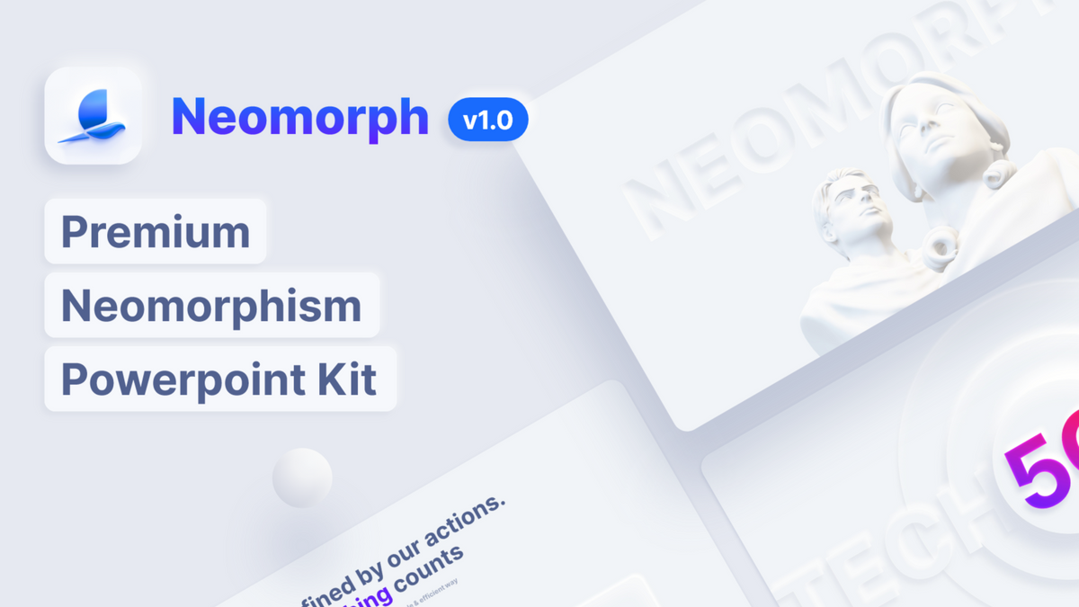Free Neomorph Powerpoint Template