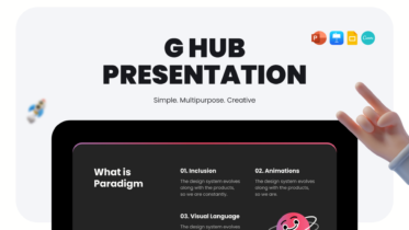 G Hub Creative Pitch PowerPoint Template