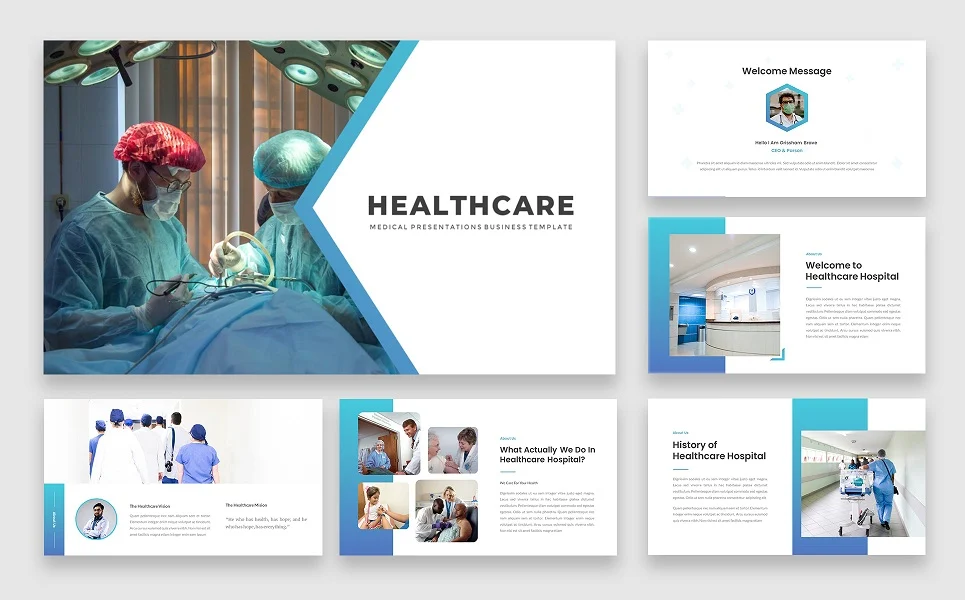 Healthcare Medical Presentation Business PowerPoint Template