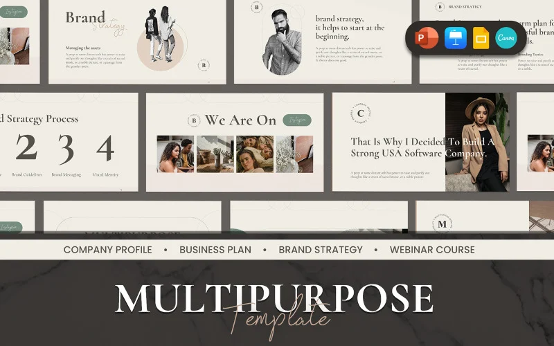 Multipurpose Digital Marketing PowerPoint Template