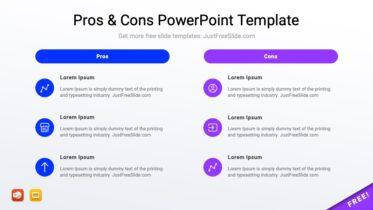 PROS CONS PowerPoint Template