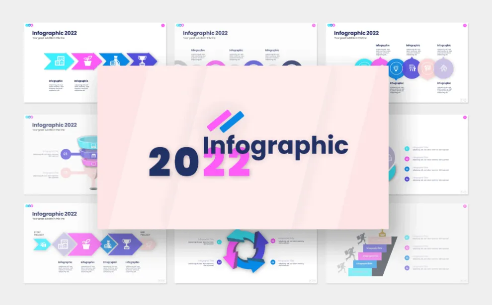 2022 Best Infographic PowerPoint Template Modern