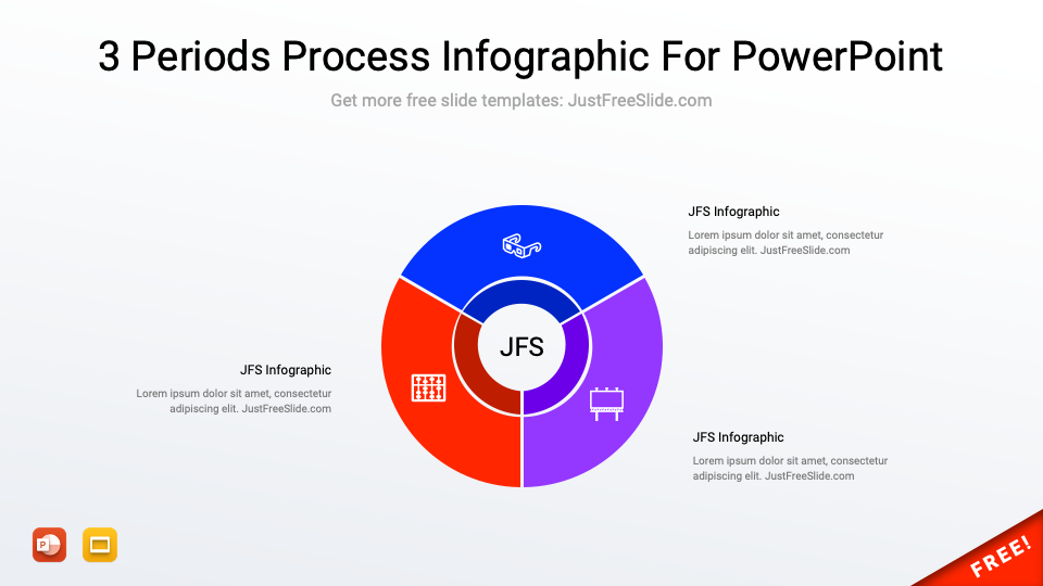 3 Step Process Infographic For PowerPoint4
