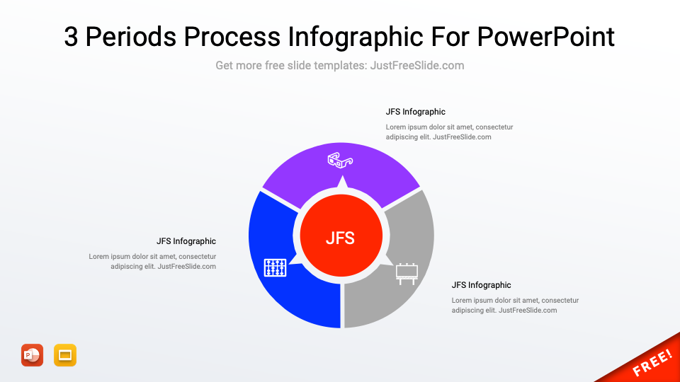 3 Step Process Infographic For PowerPoint5