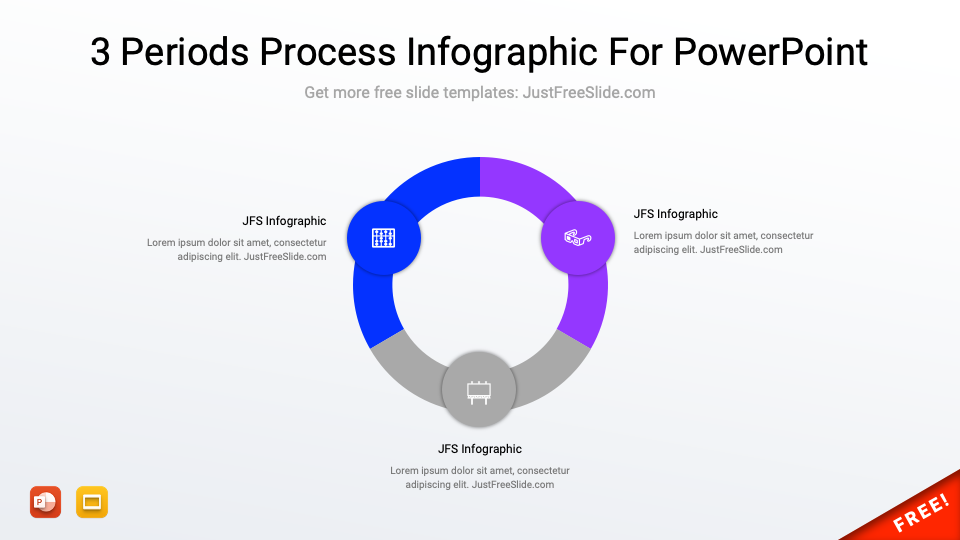 3 Step Process Infographic For PowerPoint8