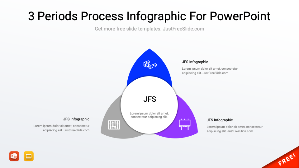 3 Step Process Infographic For PowerPoint9