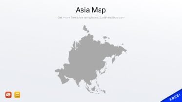 Asia Map for PowerPoint