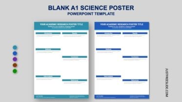 BLANK A1 SCIENCE POSTER POWERPOINT TEMPLATE