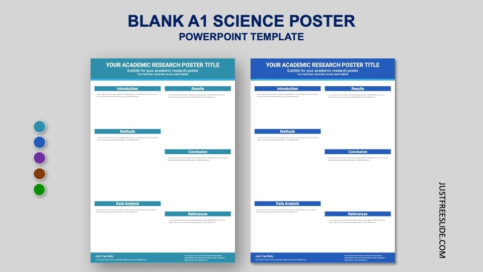 font size for scientific poster