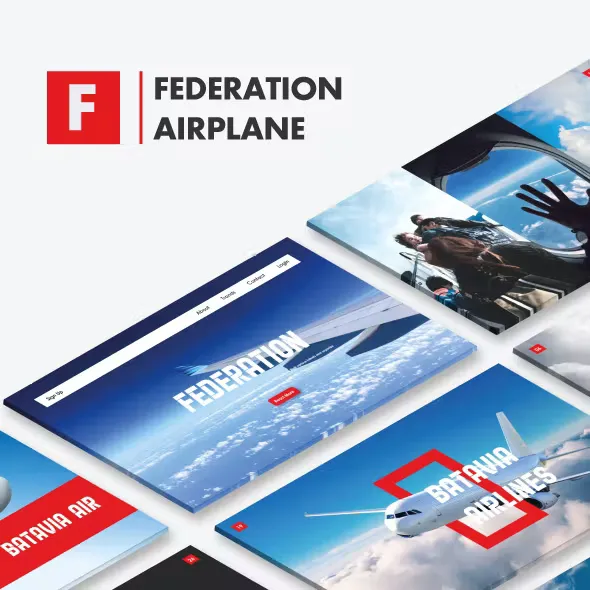Federation Aviation PowerPoint Template