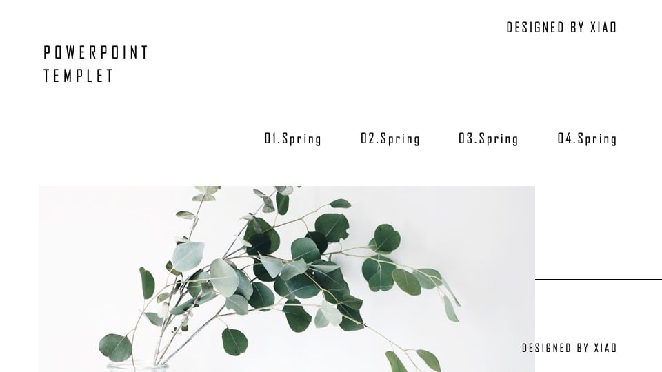 Free Floral Spring PowerPoint Template11