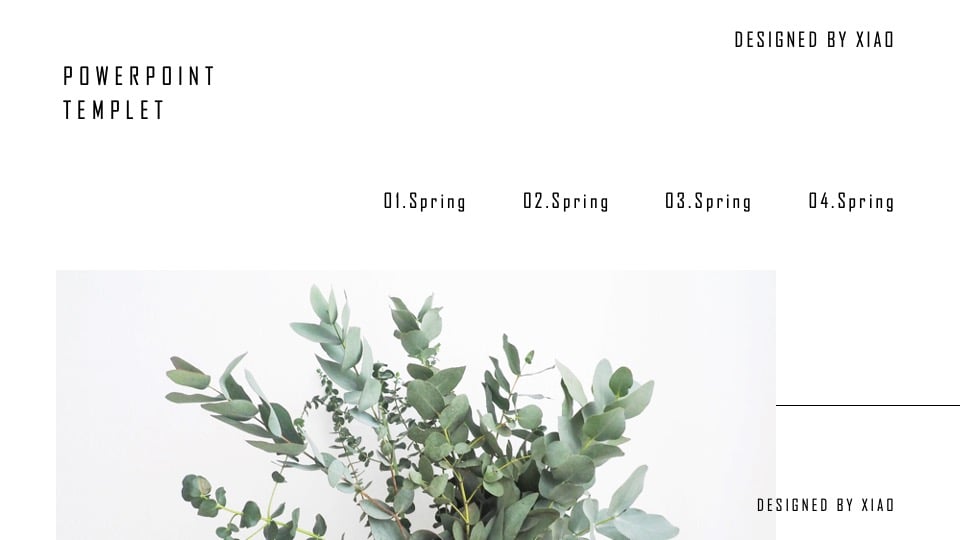 Free Floral Spring PowerPoint Template2