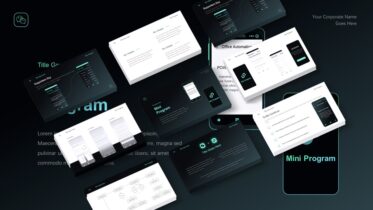 Mini Program PowerPoint Template1